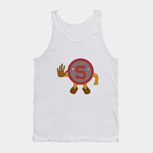 Illustration stop sign Tank Top